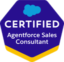 Agentforce Sales Consultant certification badge