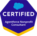 Agentforce Nonprofit Consultant certification badge